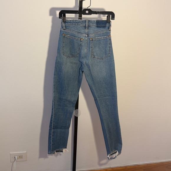 Abercrombie & Fitch Blue Skinny High Rise Jeans Size 24 - Picture 2 of 4